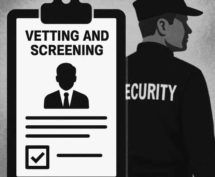 An image depicting the importance of screening in security.