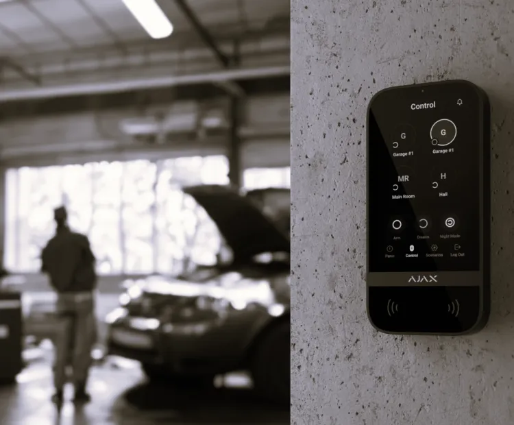 Ajax Alarms Keypad Touchscreen